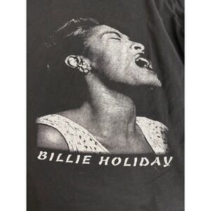 Vintage‎ Billie Holiday T Shirt Black XXX Large Pre Shrunk Cotton